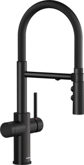 Baterie bucătărie Blanco CATRIS-S FLEXO Filter – negru mat HD
