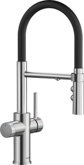 Baterie bucătărie Blanco CATRIS-S FLEXO Filter – PVD steel HD