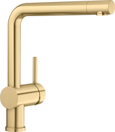 Baterie bucătărie Blanco LINUS – satin gold HD