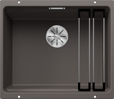 Chiuvetă bucătărie Silgranit Blanco ETAGON 500-U gri vulcan 530×460 mm