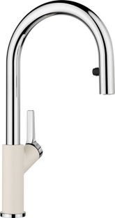 Baterie bucătărie Blanco CARENA-S Vario – alb antic/crom HD