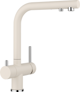 Baterie bucătărie Blanco FONTAS II Filter – alb antic/crom HD