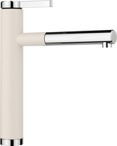 Baterie bucătărie Blanco LINEE-S Silgranit-look - alb antic/crom HD