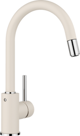 Baterie bucătărie Blanco MIDA-S Silgranit-Look – alb antic HD