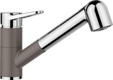 Baterie bucătărie Blanco WEGA-S II Silgranit-Look – gri vulcan/crom HD