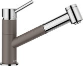 Baterie bucătărie Blanco KANO-S VARIO Silgranit Look - gri vulcan/crom HD