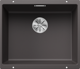 Chiuvetă bucătărie Silgranit Blanco SUBLINE 500-U gri piatră 530×460 mm