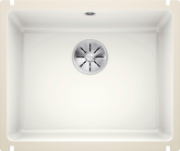 Chiuvetă bucătărie ceramică Blanco SUBLINE 500-U alb lucios 543×456 mm