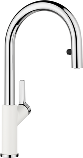 Baterie bucătărie Blanco CARENA-S Vario – alb/crom HD