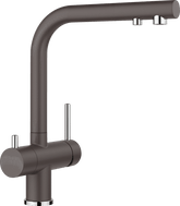 Baterie bucătărie Blanco FONTAS II Filter – gri piatră/crom HD