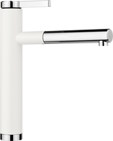 Baterie bucătărie Blanco LINEE-S Silgranit-look - alb/crom HD