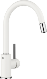 Baterie bucătărie Blanco MIDA-S Silgranit-Look – alb HD