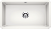 Chiuvetă bucătărie ceramică Blanco VILLAE Single Farmhouse alb lucios 795 × 460 mm