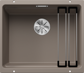 Chiuvetă bucătărie Silgranit Blanco ETAGON 500-U trufe 530×460 mm