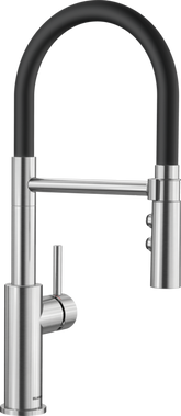 Baterie bucătărie Blanco CATRIS-S FLEXO – PVD steel HD