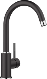 Baterie bucătărie Blanco MIDA Silgranit-Look – negru HD