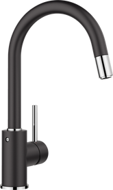 Baterie bucătărie Blanco MIDA-S Silgranit-Look – negru HD