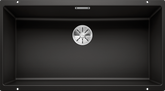 Chiuvetă bucătărie Silgranit Blanco SUBLINE 800-U negru 830×460 mm