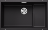 Chiuvetă bucătărie Silgranit Blanco SUBLINE 700-U Level negru 730×460 mm