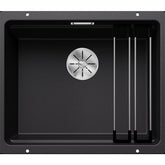 Chiuvetă bucătărie Silgranit Blanco ETAGON 500-U negru 530×460 mm