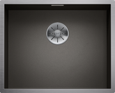 Chiuvetă bucătărie inox Blanco ZEROX 500-U Dark Steel 540 × 440 mm