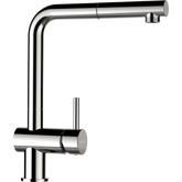 Baterie bucătărie Schock Epos Crom cu cap extractibil, cartuș ceramic, finisaj metalic, crom lucios
