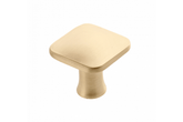 Buton mobilă PIAZZA 30x30 mm, brushed gold