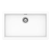 Chiuvetă bucătărie granit compozit Schock Kiruna N-100XL Day 756x456 mm, montaj pe/sub blat, alb imaculat