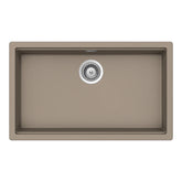 Chiuvetă bucătărie granit compozit Schock Kiruna N-100XL Twilight 756x456 mm, montaj pe/sub blat, gri taupe