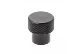 Buton mobilă STRUCTURE 22x23 mm, negru mat