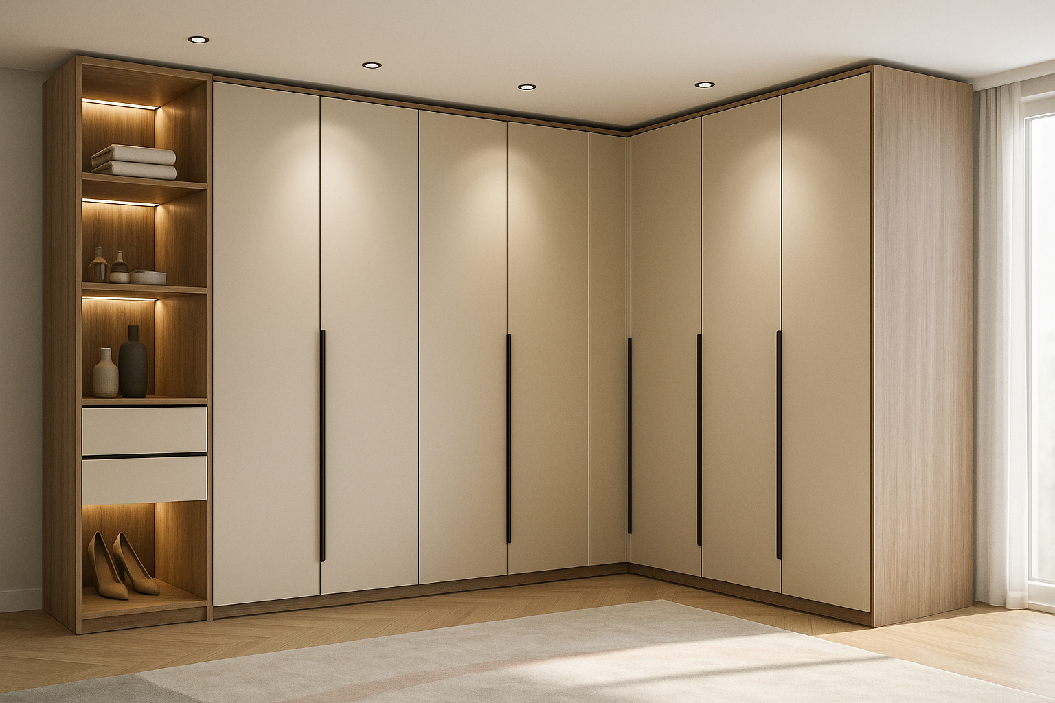 Mobilier pentru dressing la comandă