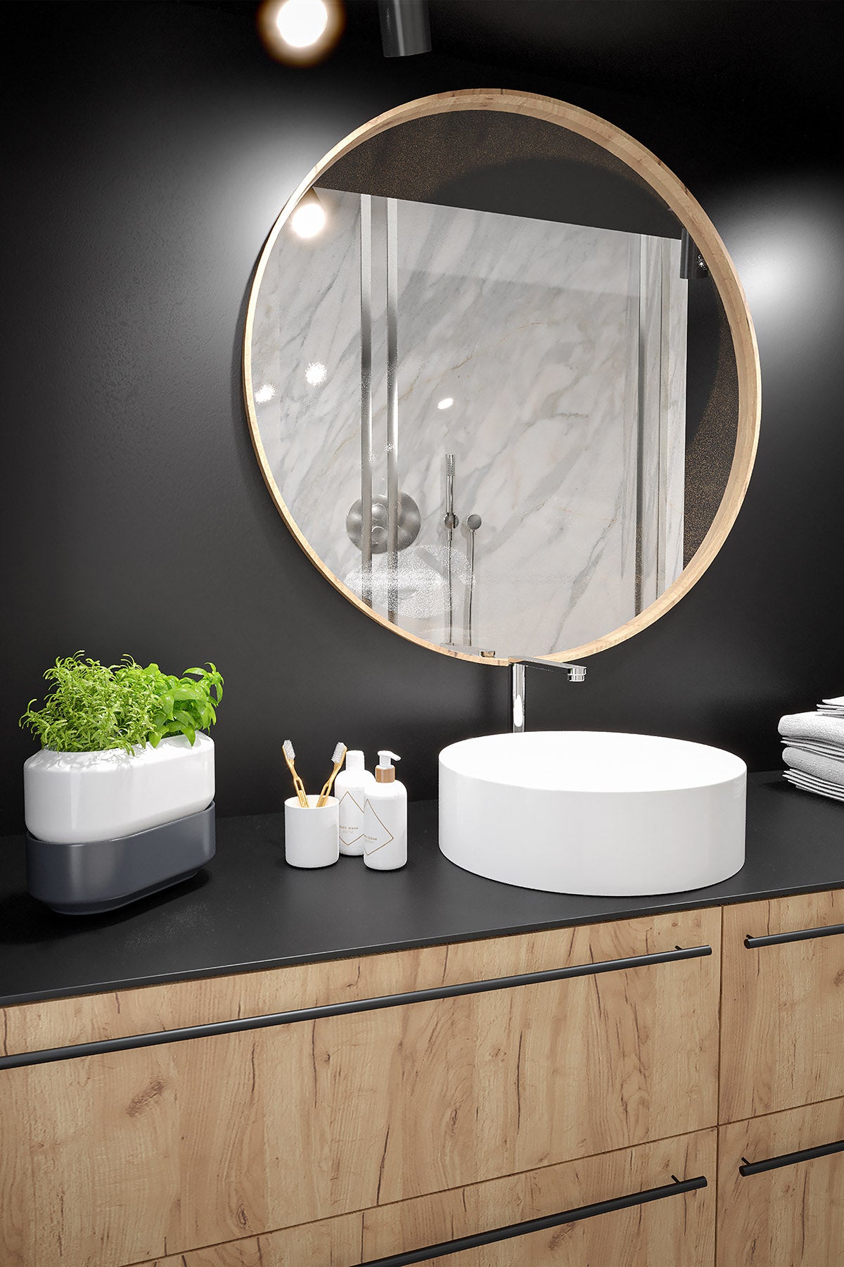 Placă decorativă SPC – K190 Black