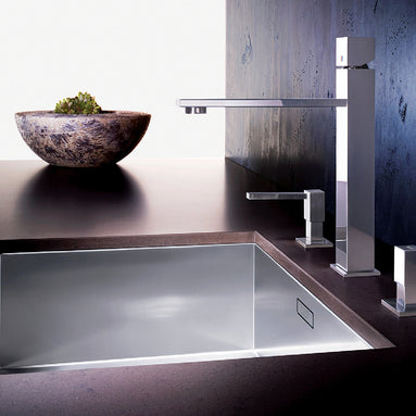 Chiuvetă bucătărie inox Blanco ZEROX 500-U Satin 540 × 440 mm