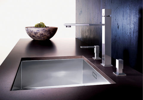 Chiuvetă bucătărie inox Blanco ZEROX 500-U Satin 540 × 440 mm