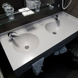 RONDO-UN – lavoar încastrabil în blat din compozit acrilic