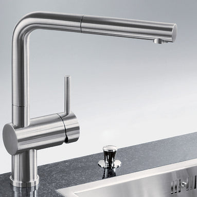 Baterie bucătărie Blanco LINUS-S Silgranit-look - alb HD