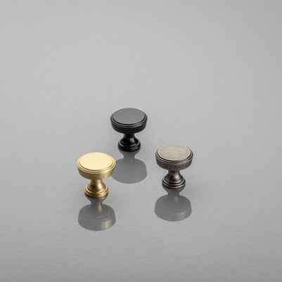 Buton mobilă SONET 25x24 mm, brushed gold