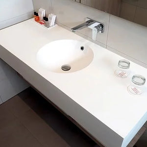 META-UN – lavoar încastrabil în blat din compozit acrilic