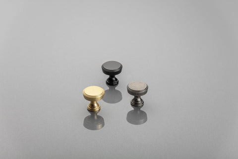Buton mobilă SONET 25x24 mm, negru mat