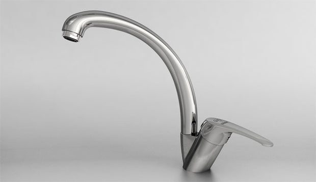 08910 BATERIE MONOCOMANDĂ VERTICALĂ PENTRU BUCĂTĂRIE - crom