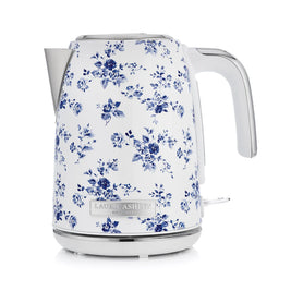 Fierbător electric Laura Ashley China Rose, 1.7 L, 2200 W, inox, cu filtru anticalcar