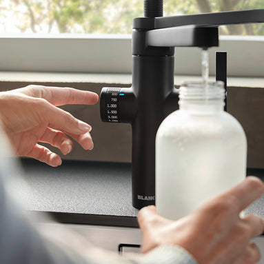 Baterie bucătărie Blanco EVOL-S PRO Filter – negru mat HD