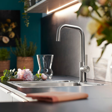 Baterie bucătărie Blanco JANDORA – inox masiv perlat HD