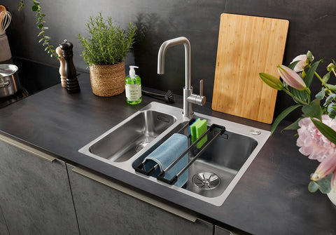 Baterie bucătărie Blanco JANDORA – inox masiv perlat HD