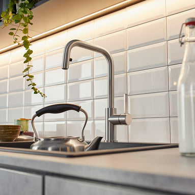 Baterie bucătărie Blanco JANDORA-S – inox masiv perlat HD