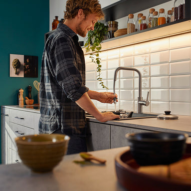 Baterie bucătărie Blanco JANDORA-S – inox masiv perlat HD