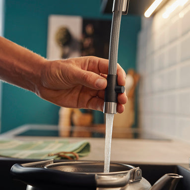 Baterie bucătărie Blanco JANDORA-S – inox masiv perlat HD