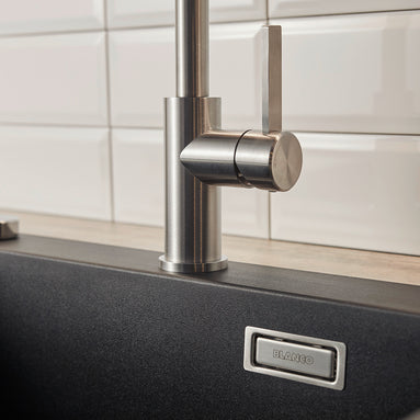 Baterie bucătărie Blanco JANDORA – inox masiv perlat HD
