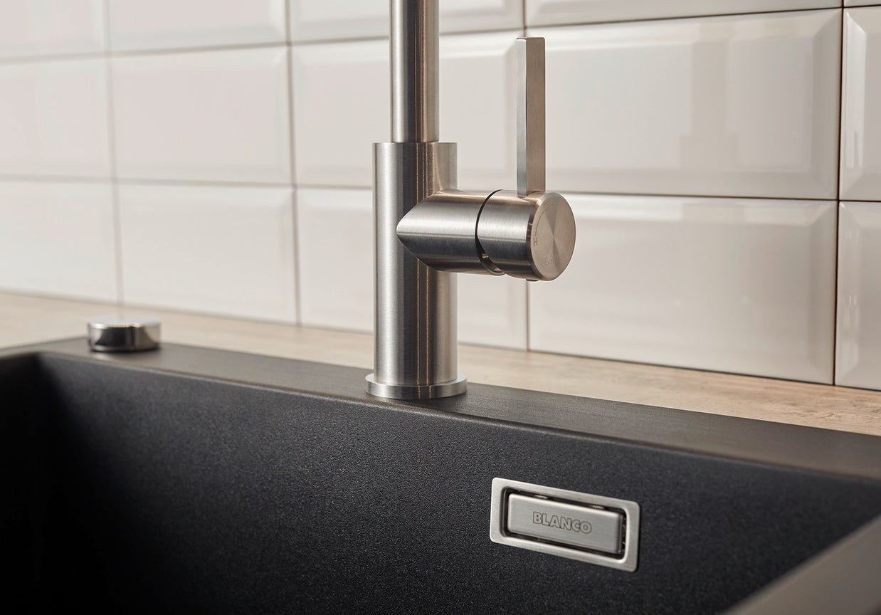 Baterie bucătărie Blanco JANDORA-S – inox masiv perlat HD