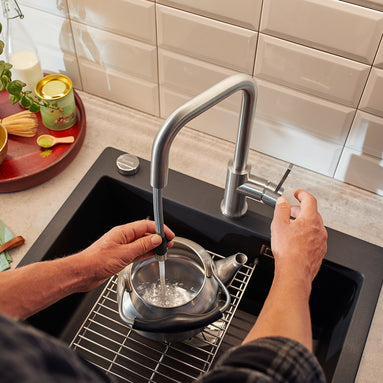 Baterie bucătărie Blanco JANDORA-S – inox masiv perlat HD